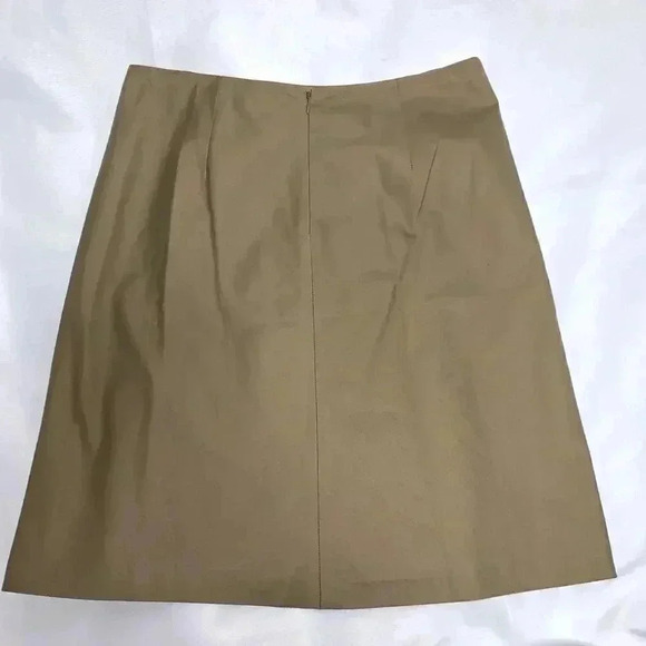 DKNY Women's Office Knee Length pencil Skirt size 6, formal wear color beige. - Picture 4 of 7